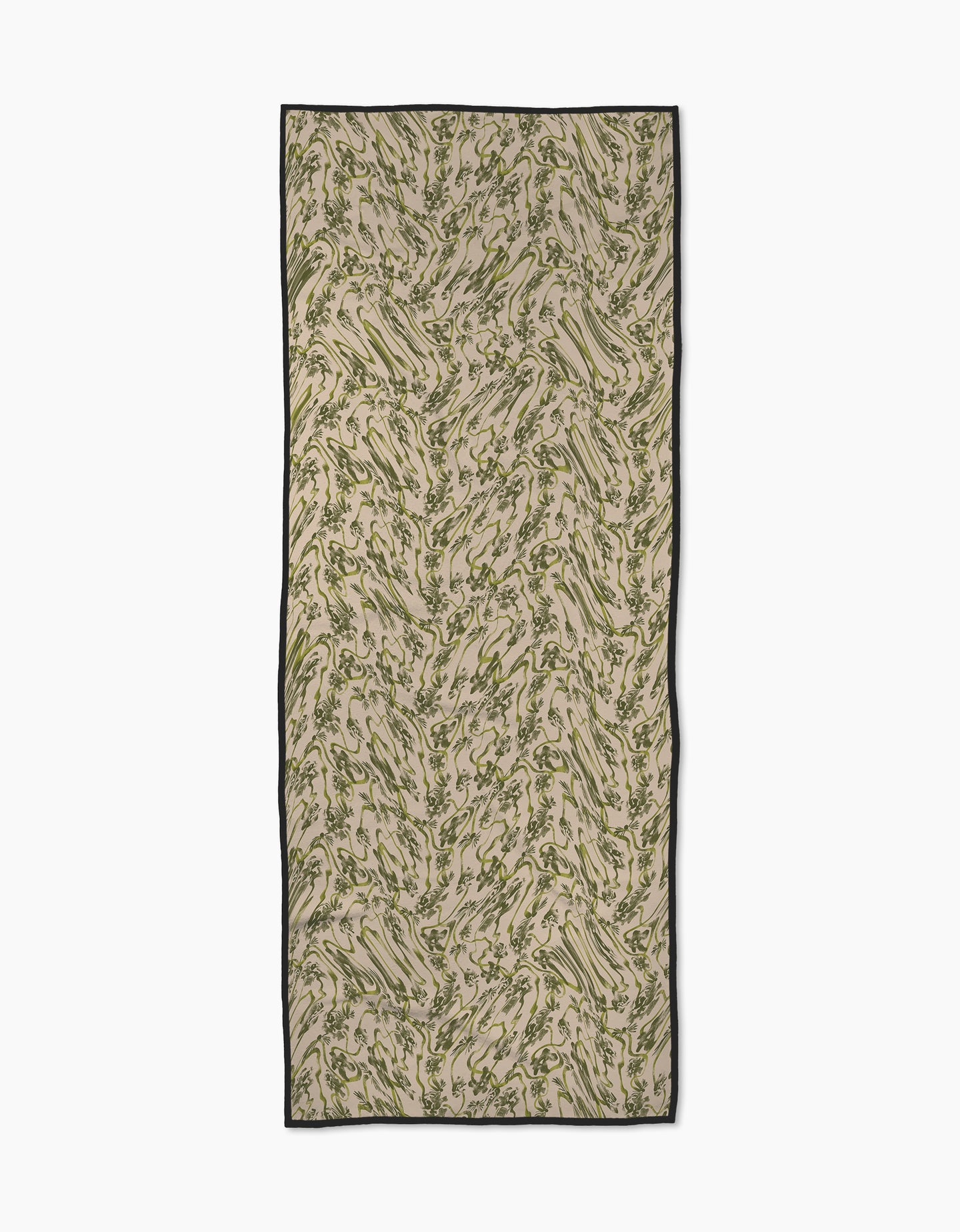 Floral Swirls Green