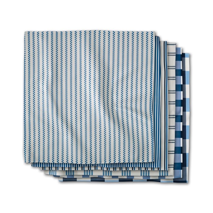 Geometry Dinner Napkins (Seafaring)