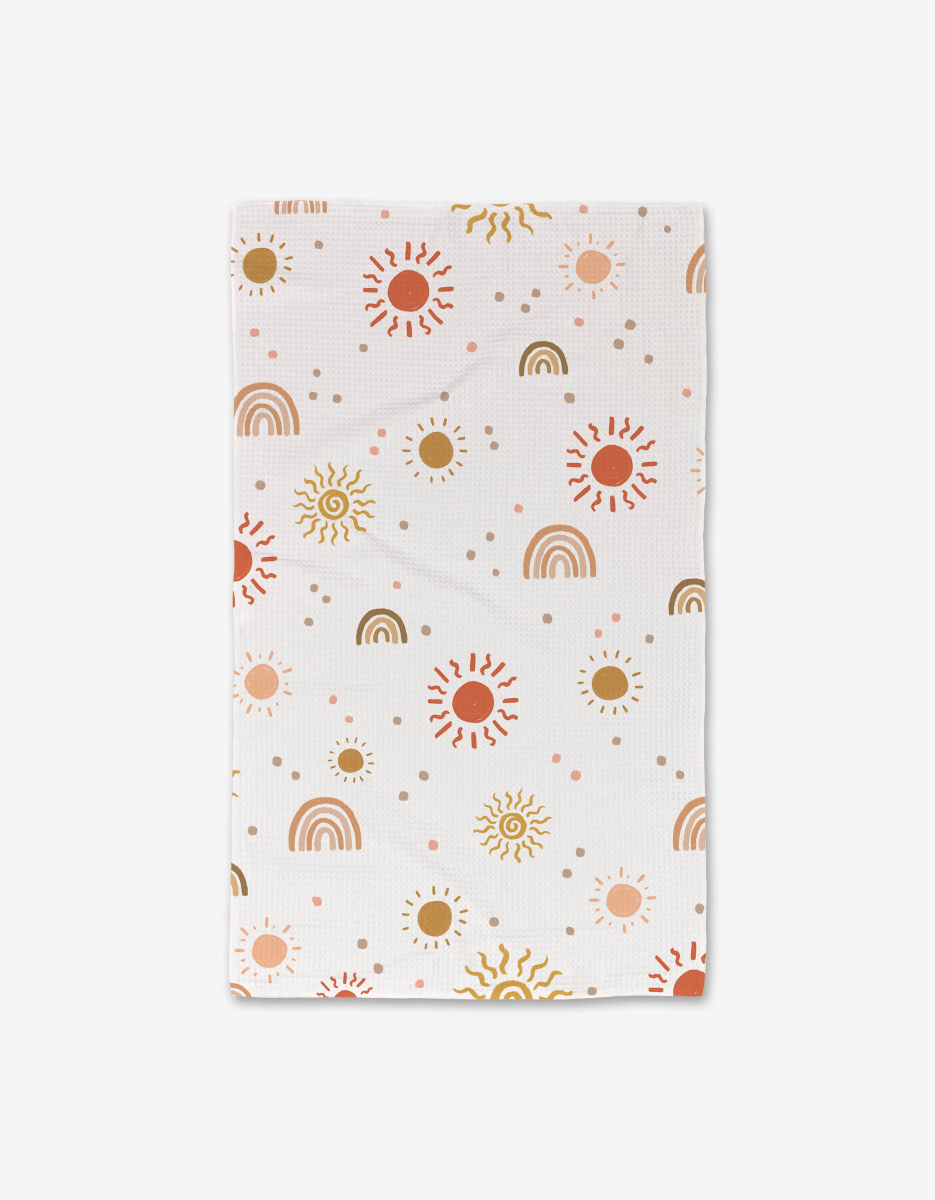 Pink Christmas Geometry Luxe Hand Towel