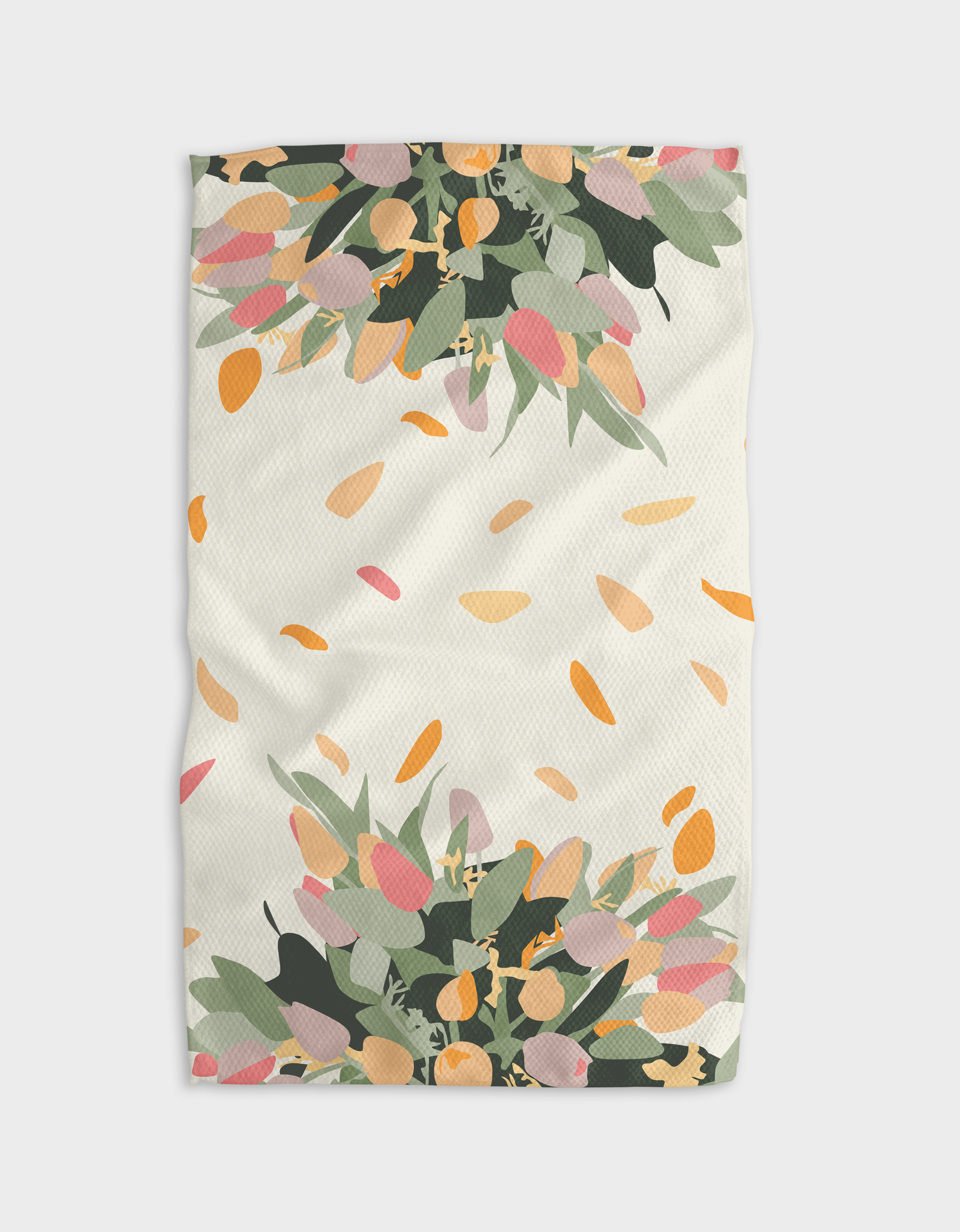 Geometry Fully Bloomed Kitchen Tea Towel