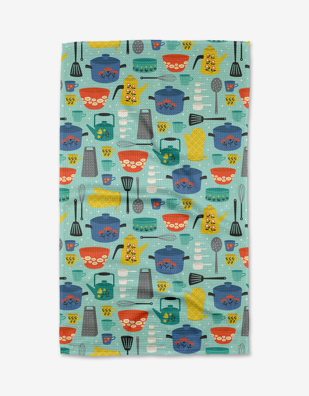Geometry Tea Towel (Retro Kitchen)